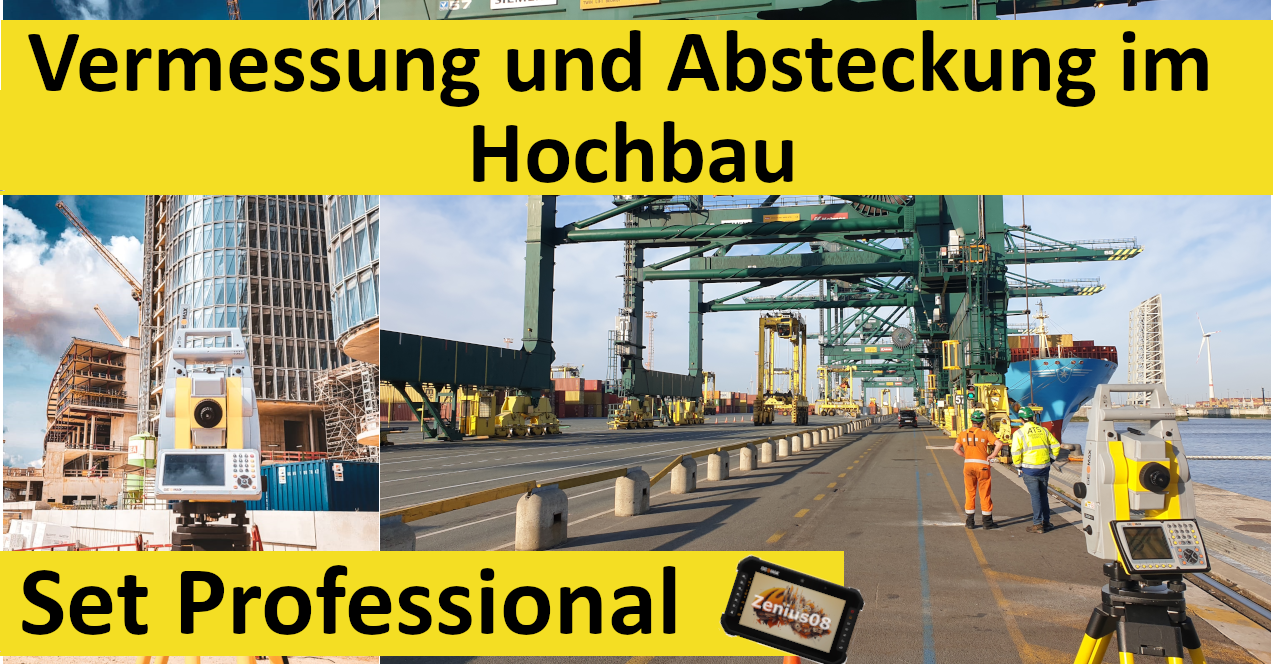 Vermessung und Absteckung im Hochbau Set Professional