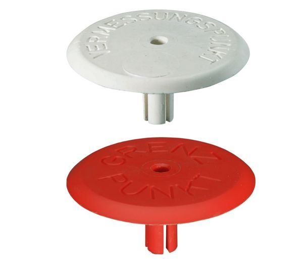 KU-Verm.marke Ø90mm (Rohr Nr. 17), weiß, GP