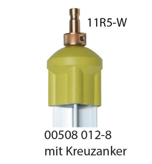 Abschlusskopf Kreuzanker NP, gelb, Ø 60mm