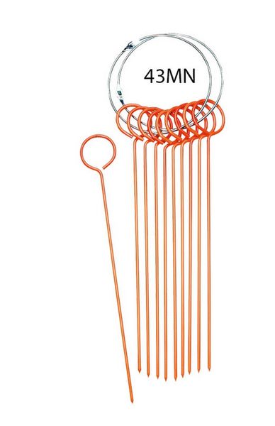 Markiernadeln, orange, Länge 40cm