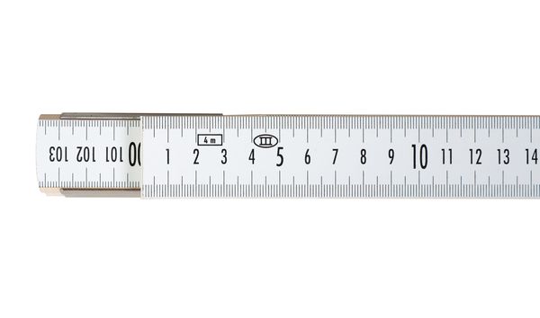 Geometer-Maßstab, Holz, Schenkel 54cm, L=4m