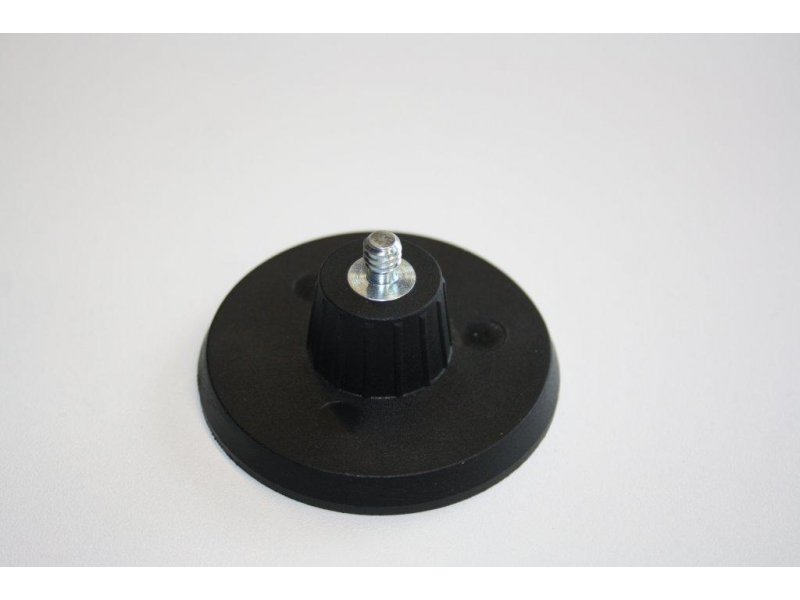 Stativteller, Ø 63mm, 1/4"-Anschluss für Kurbelstative