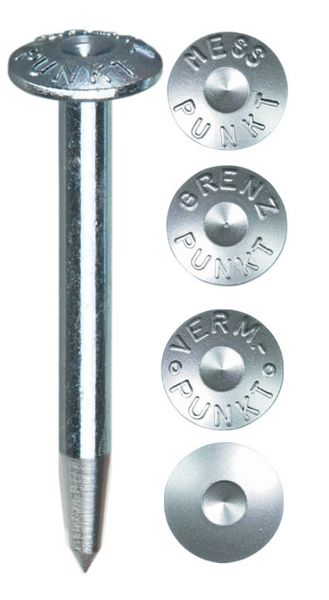 Vermarkungsbolzen, Superkopf, neutral, L 55mm