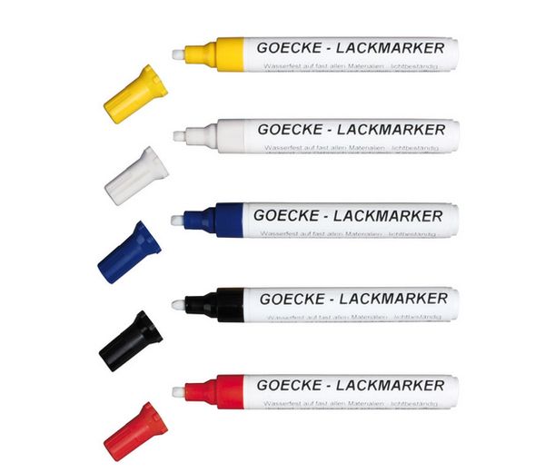 Lackmarker weiß