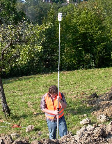 Verlängerung für Prismenstab, 5/8"-5/8", 50cm, PE-25