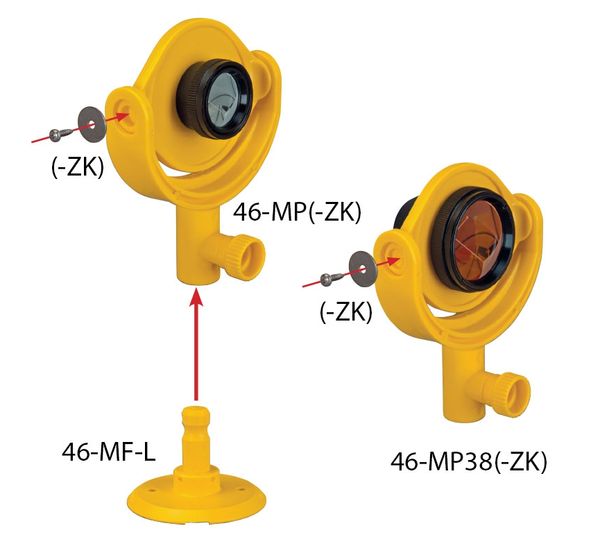 Monitoring Prisma Ø 38mm, Kipphalter, ZK, Offset -34,4mm