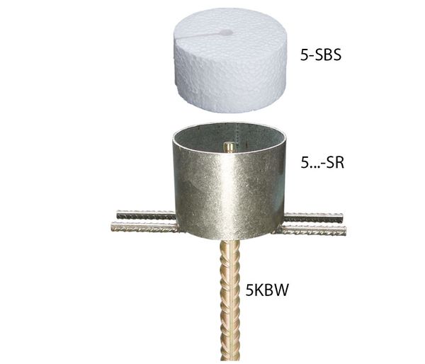 Blindstopfen für Sprengschutzring, Styropor
