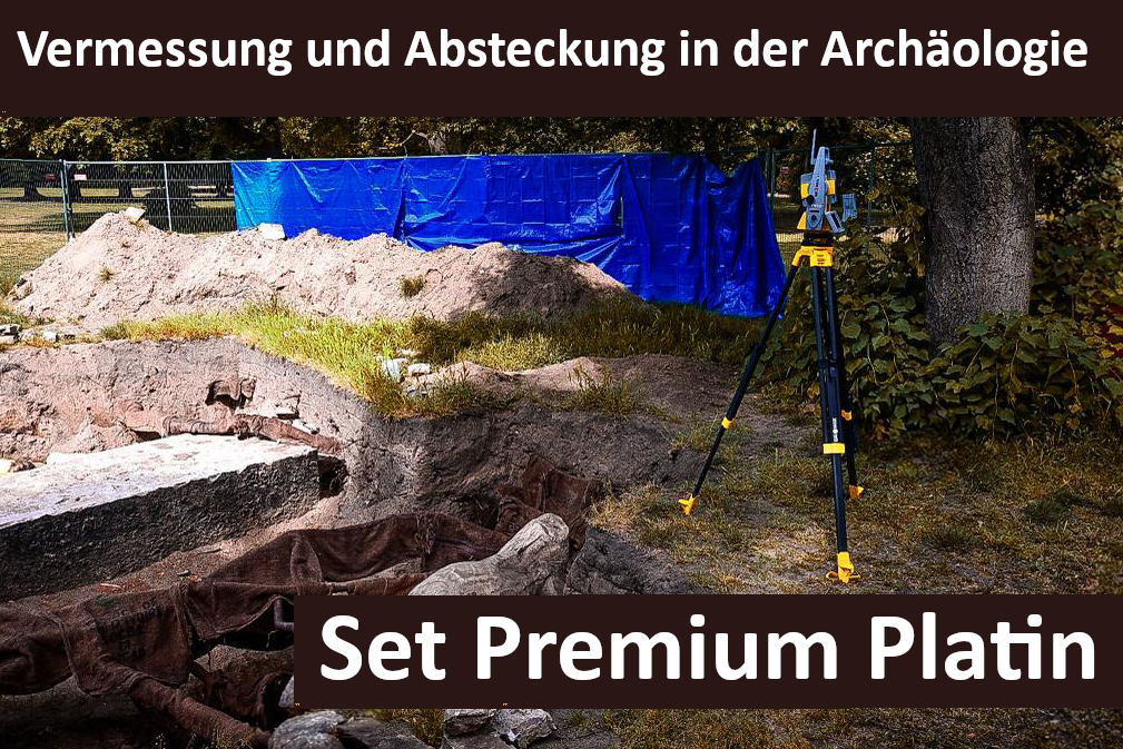 Vermessung und Dokumentation in der Archäologie - Set Premium PLATIN
