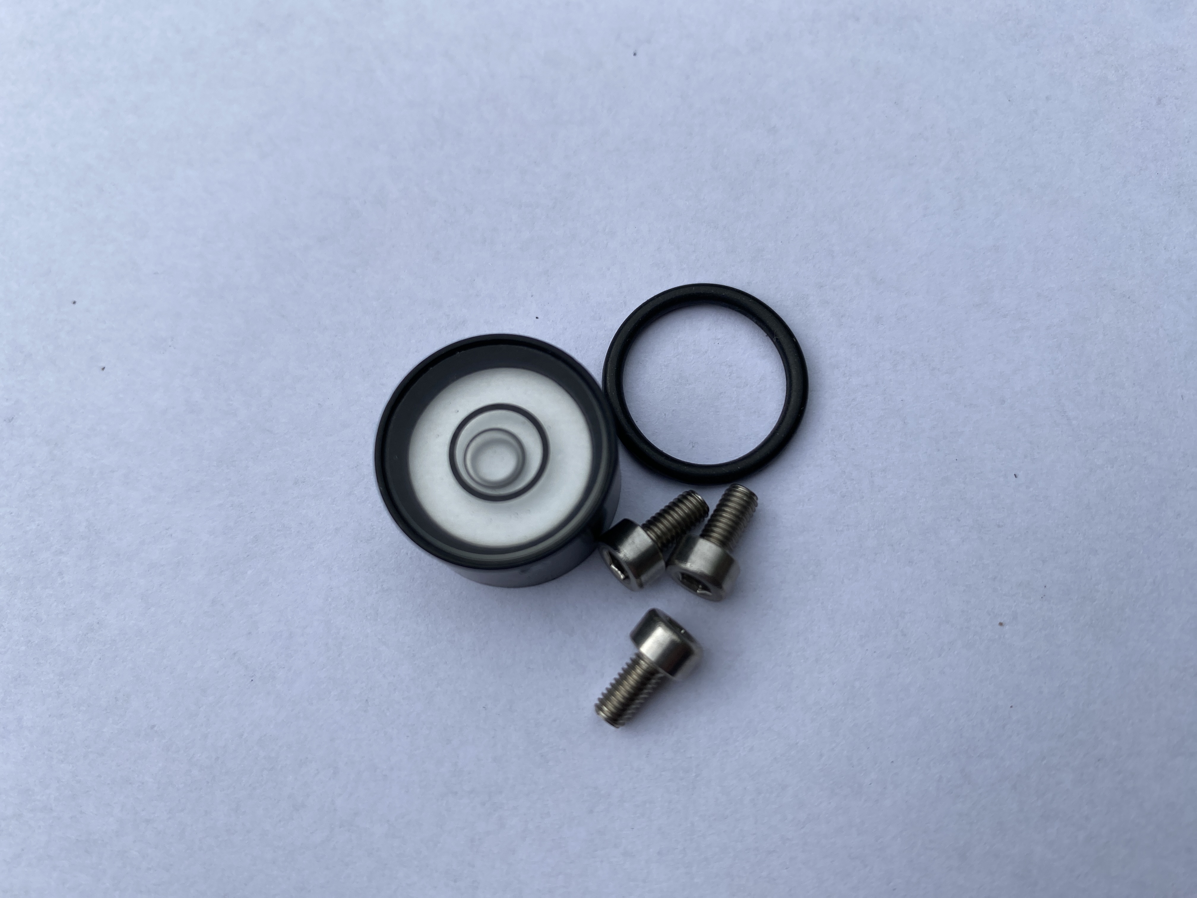 8'-Dosenlibelle mit O-Ring und Schrauben