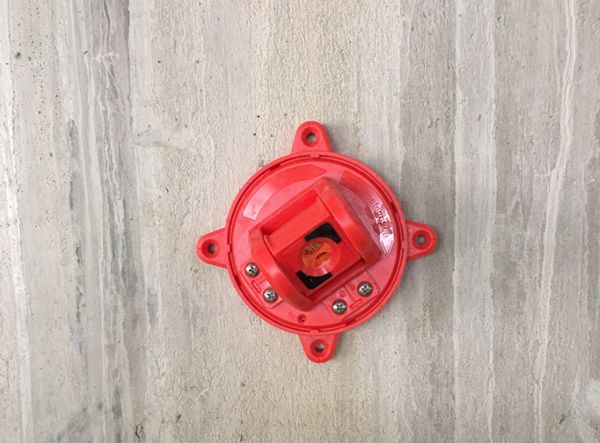 Miniprisma, Ø 25,4mm, 360°drehbar, rot, KA 45mm