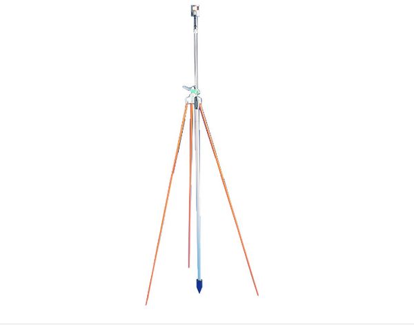 Lotstab Aluminium, Teleskopstab für Winkelprisma 100-180cm