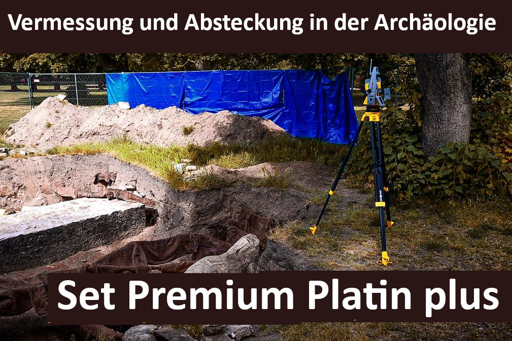 Vermessung und Dokumentation in der Archäologie - Set Premium PLATIN plus