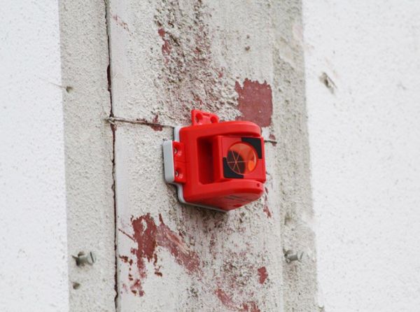 Miniprisma, Ø 25,4mm, 180° drehbar, rot, KA 30mm
