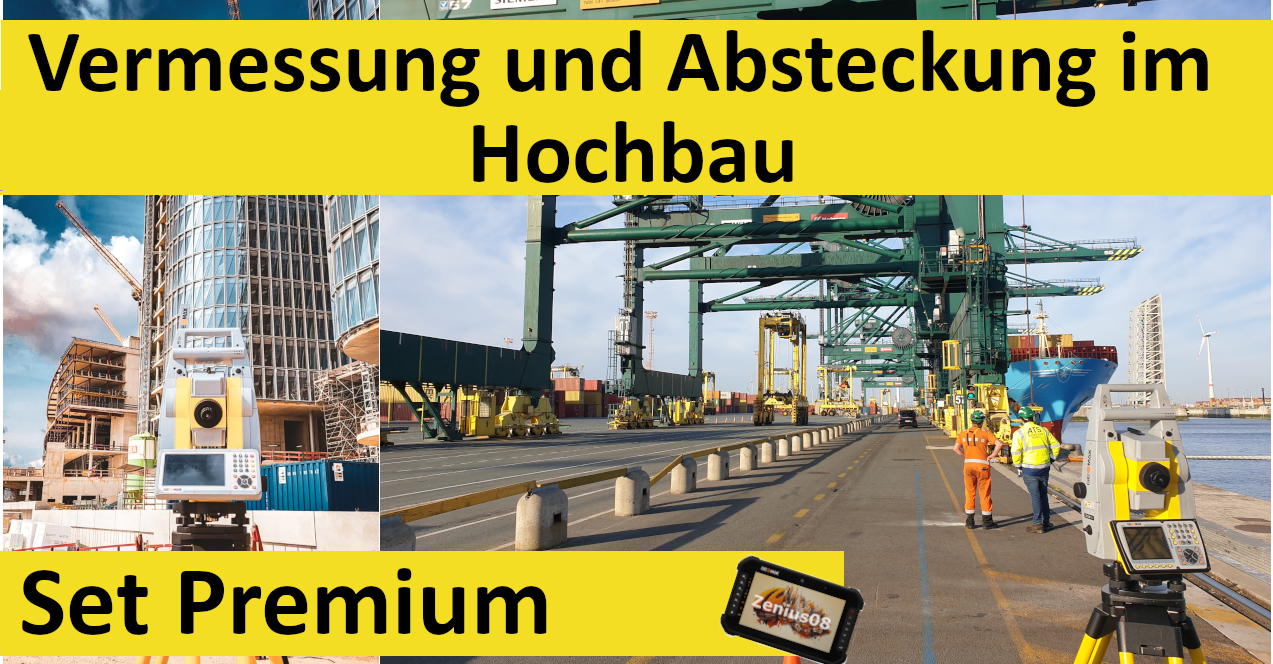 Vermessung und Absteckung im Hochbau Set Premium (DEMO)