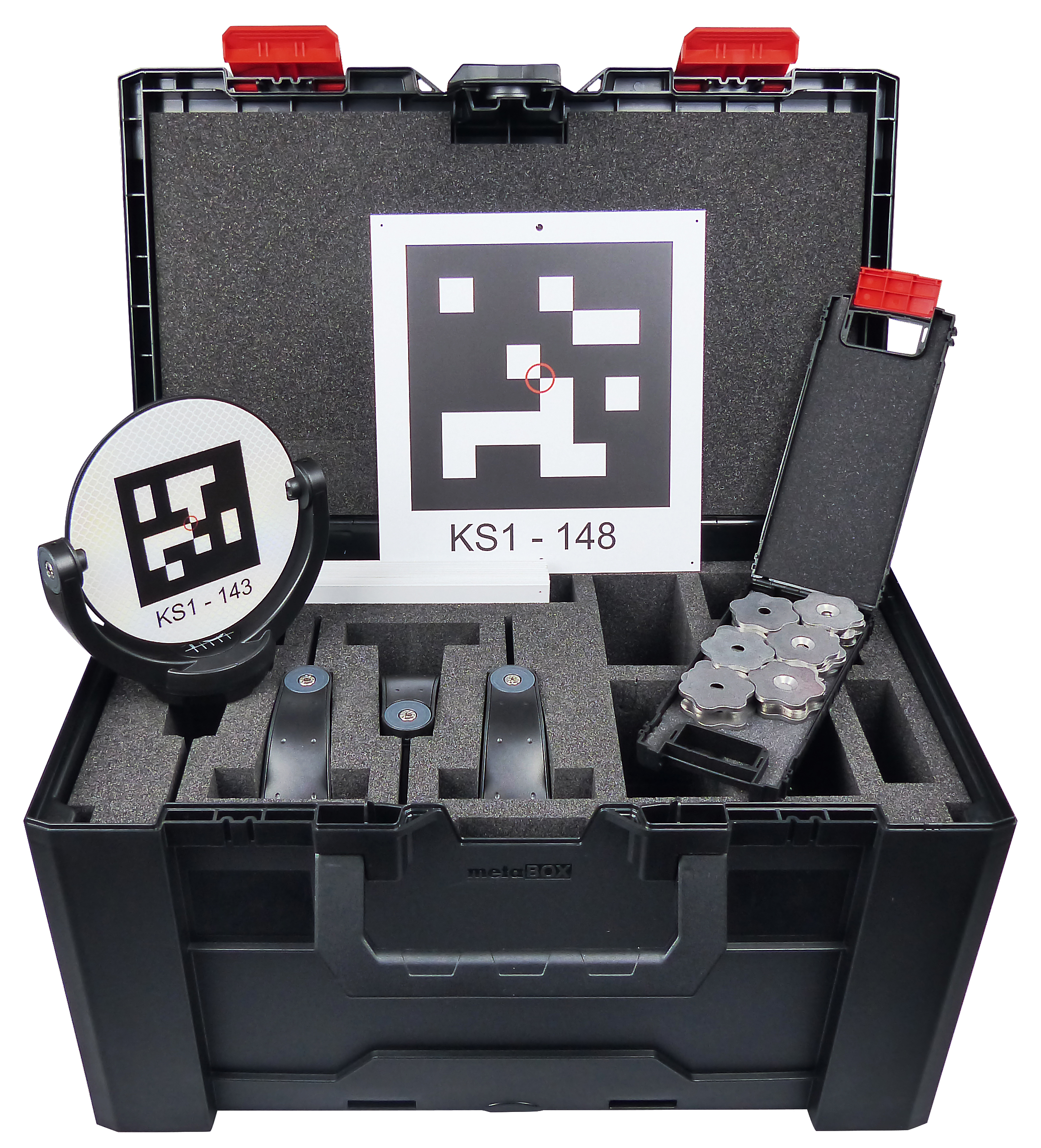 Hochwertiger Zieltafel-Koffer KS5-10 (niedrige Nummern) 
 
