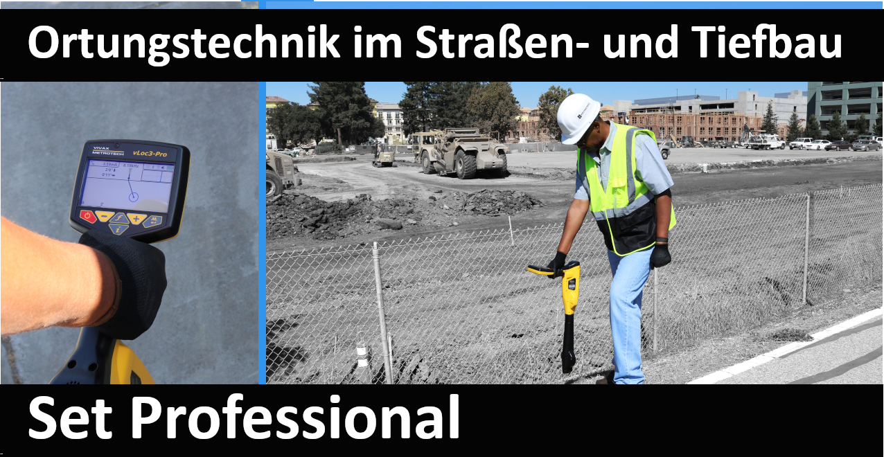 Ortungstechnik im Straßen- und Tiefbau - Set Professional 