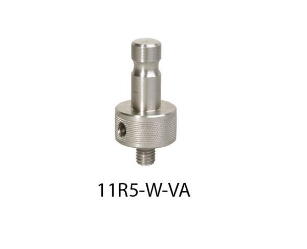 Adapter von M8-Außengew. auf Steckzapfen, Edelstahl