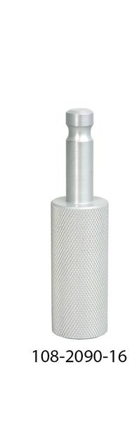 Adapter für GPS-Antennenstab, Alu, silber, 5/8"-IG
