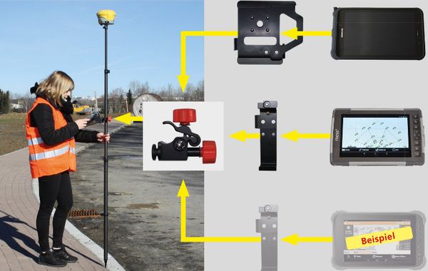 H2C Rechnerhalter / -träger für Mesa2