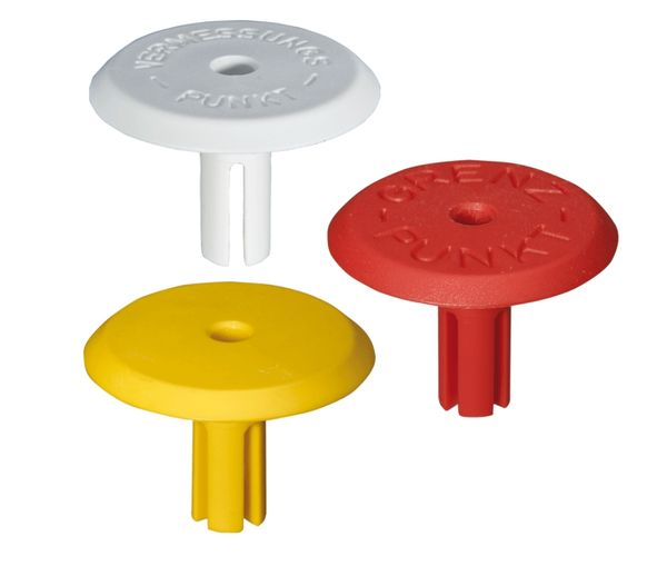 KU-Verm.marke Ø60mm (Rohr Nr. 17), weiß, GP