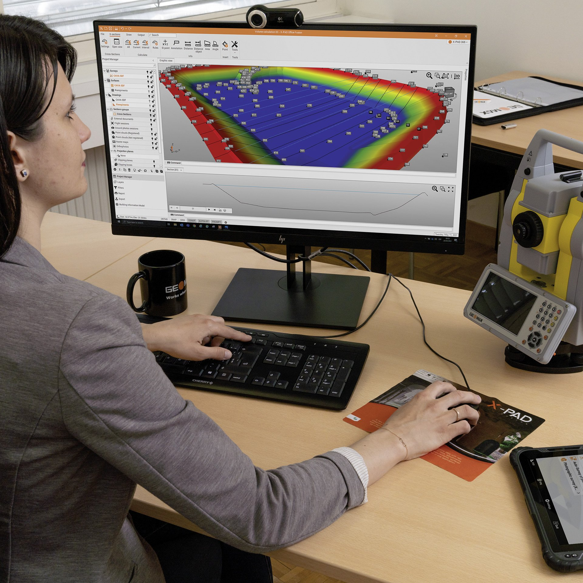 GeoMax Zoom75 A5 5" Package