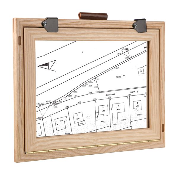 Feldbuchrahmen, Holz, DIN A3