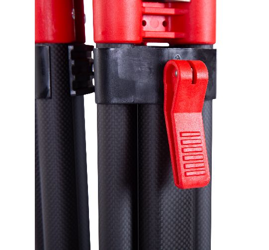 Karbonstativ GEO Omega, leicht, 93-169cm, Kopf: rund