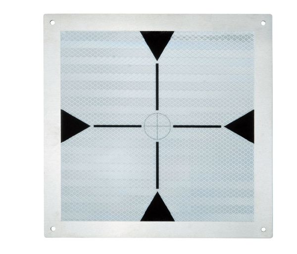 Maxi-Reflex-Zielmarke mit Alu-Trägerplatte