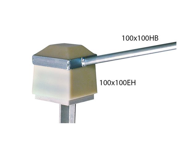 Einschlaghaube, Spezialkunststoff, 100x100mm