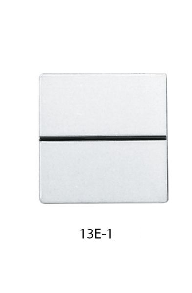 Meterrissmarke mit schwarzem Strich, 30x30x2mm