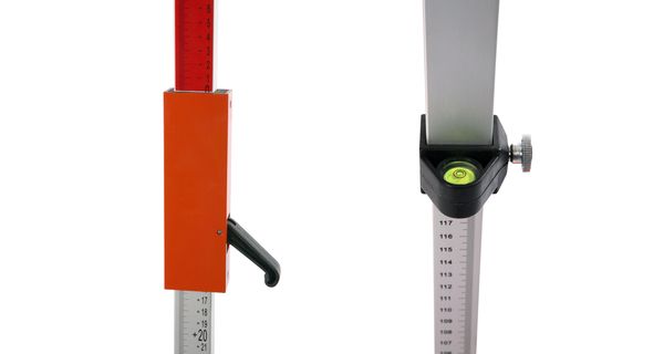 Laserlatte mit Gleitadapter-Klemmhebel, L: 130-240cm