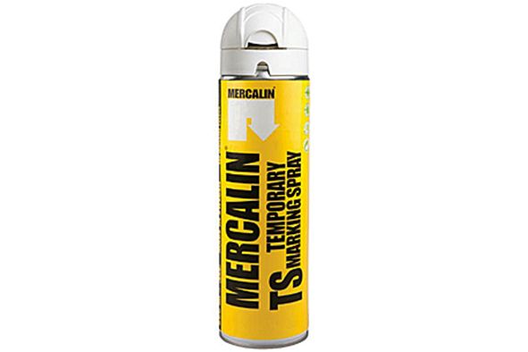 Kreidespray / Markierspray auf Kreidebasis, gelb