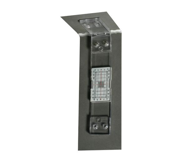 Riss-Spion / Rissmonitor für Bodenplatte/Wand