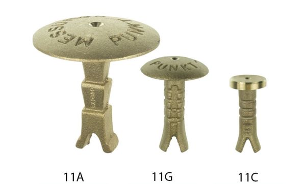 Messingbolzen mit Zentrierung, MP, L 70mm